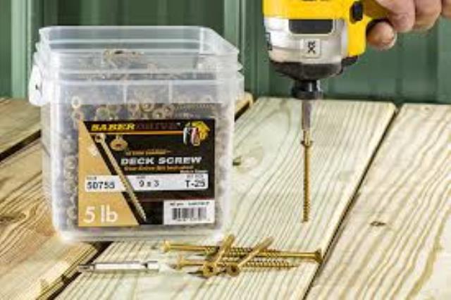 Rental store for .SCREW DECK  9 X 2 1 4  SABER T25  1LB in Texas City TX